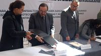 Firma de convenio entre el TMI, CIJ A.C. y SIPINNA