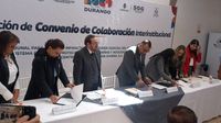 Firma de convenio entre el TMI, CIJ A.C. y SIPINNA